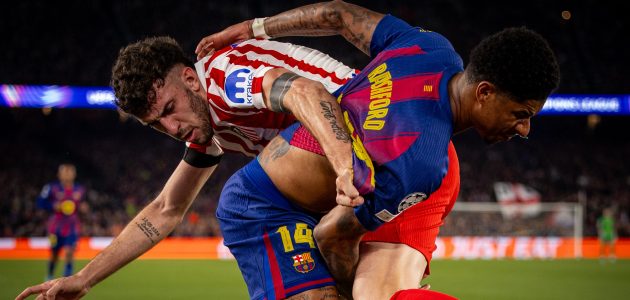 أتليتكو مدريد يفوز على برشلونة “المنقوص” بثنائية في دوري أبطال أوروبا