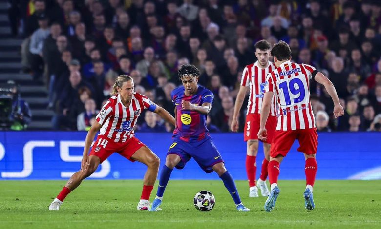 قائمة أتلتيكو مدريد لمباراة برشلونة في دوري أبطال أوروبا