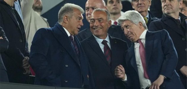 لابورتا يحفّز برشلونة قبل موقعة أتلتيكو مدريد الحاسمة في دوري أبطال أوروبا