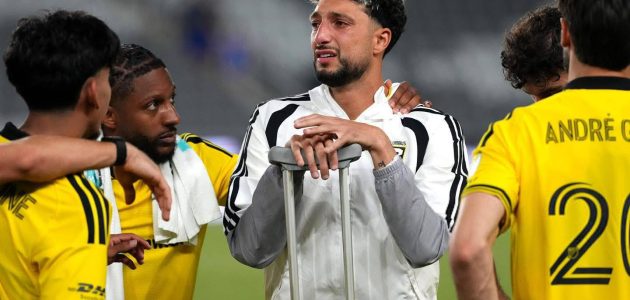 إصابة مقلقة تُبعد وسام أبو علي عن مباراة كولومبوس كرو – يلا لايف
