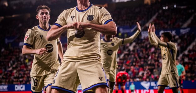 برشلونة يخطف فوزًا متأخرًا أمام أوساسونا ويقترب من حسم لقب الليجا – يلا لايف